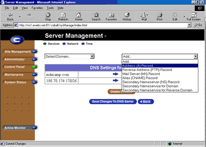 Hostname field containing www; reverse generation unchecked